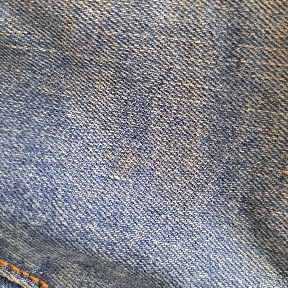 American Rag CIE Blue Denim Jeans Distressed Men's Size 36W 32L 100% Cotton - Picture 9 of 12